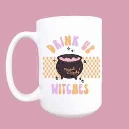Drink up witches ceramic coffee mug